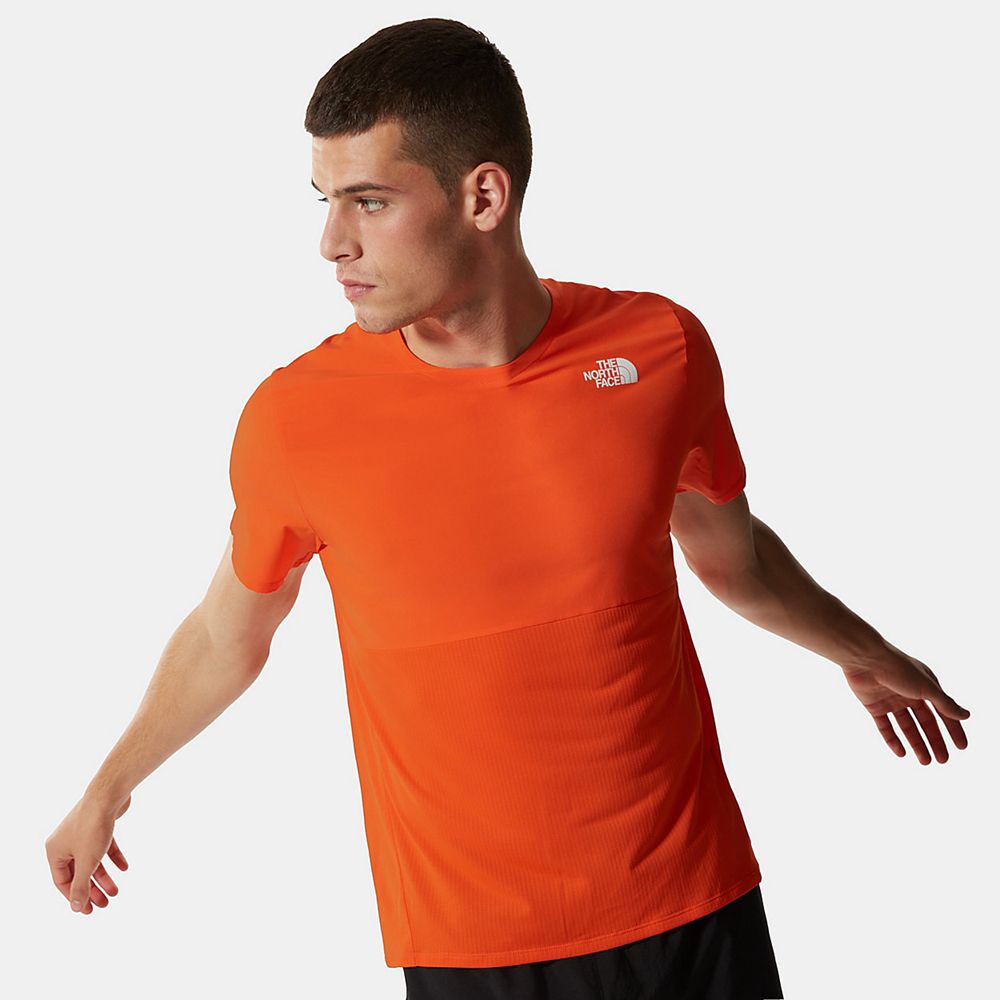 The North Face T-Shirts Mens Australia - The North Face True Run Orange Running & Training (MCX-5891